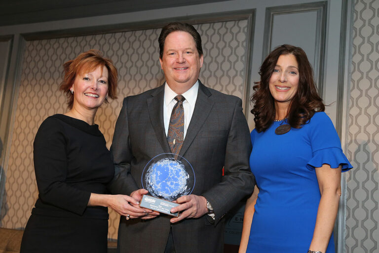 Matt O'Bryan accepting 2019 Business of the Year Award